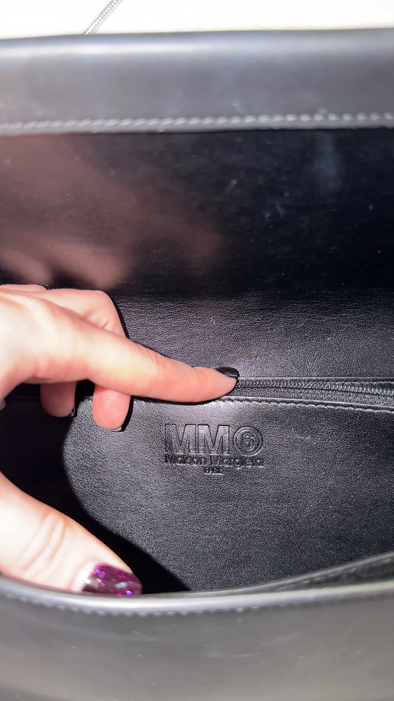 MM6 MAISON MARGIELA/MM6 LOGO POCHET WALLET(BLACK) — фото 4