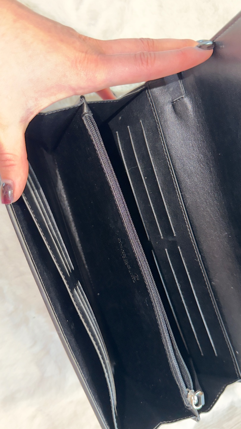 MM6 MAISON MARGIELA/MM6 LOGO POCHET WALLET(BLACK) — фото 5