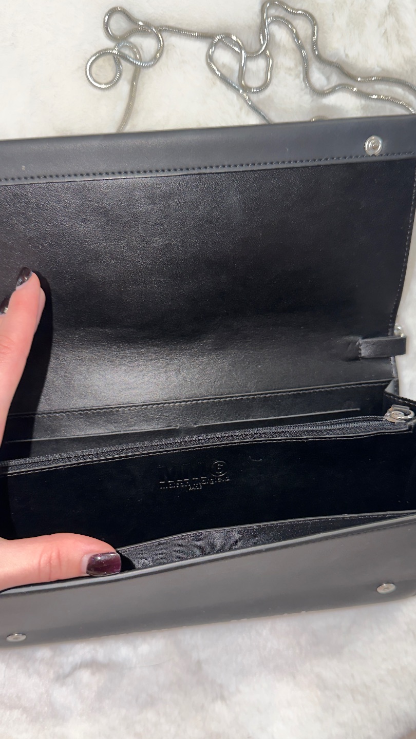MM6 MAISON MARGIELA/MM6 LOGO POCHET WALLET(BLACK) — фото 3