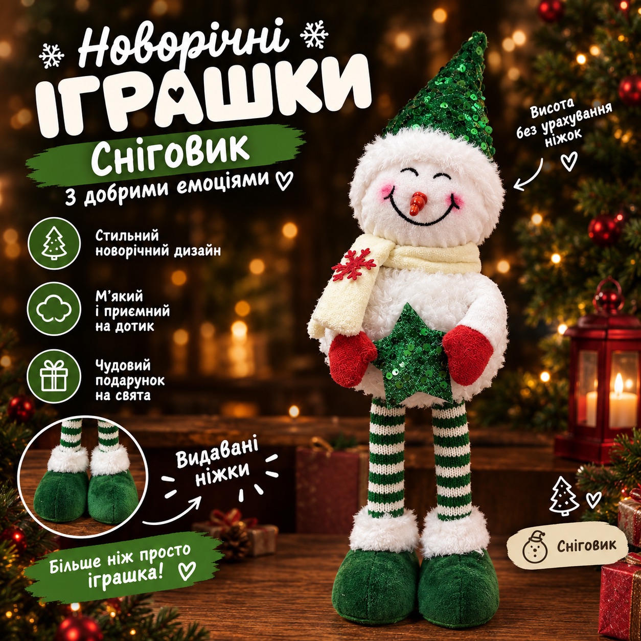 Новорічні іграшки Сніговики