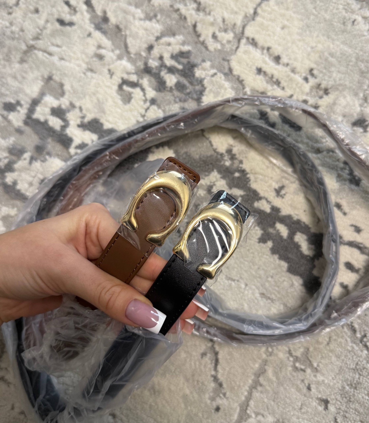 Коричневий ремінь coach — фото 3