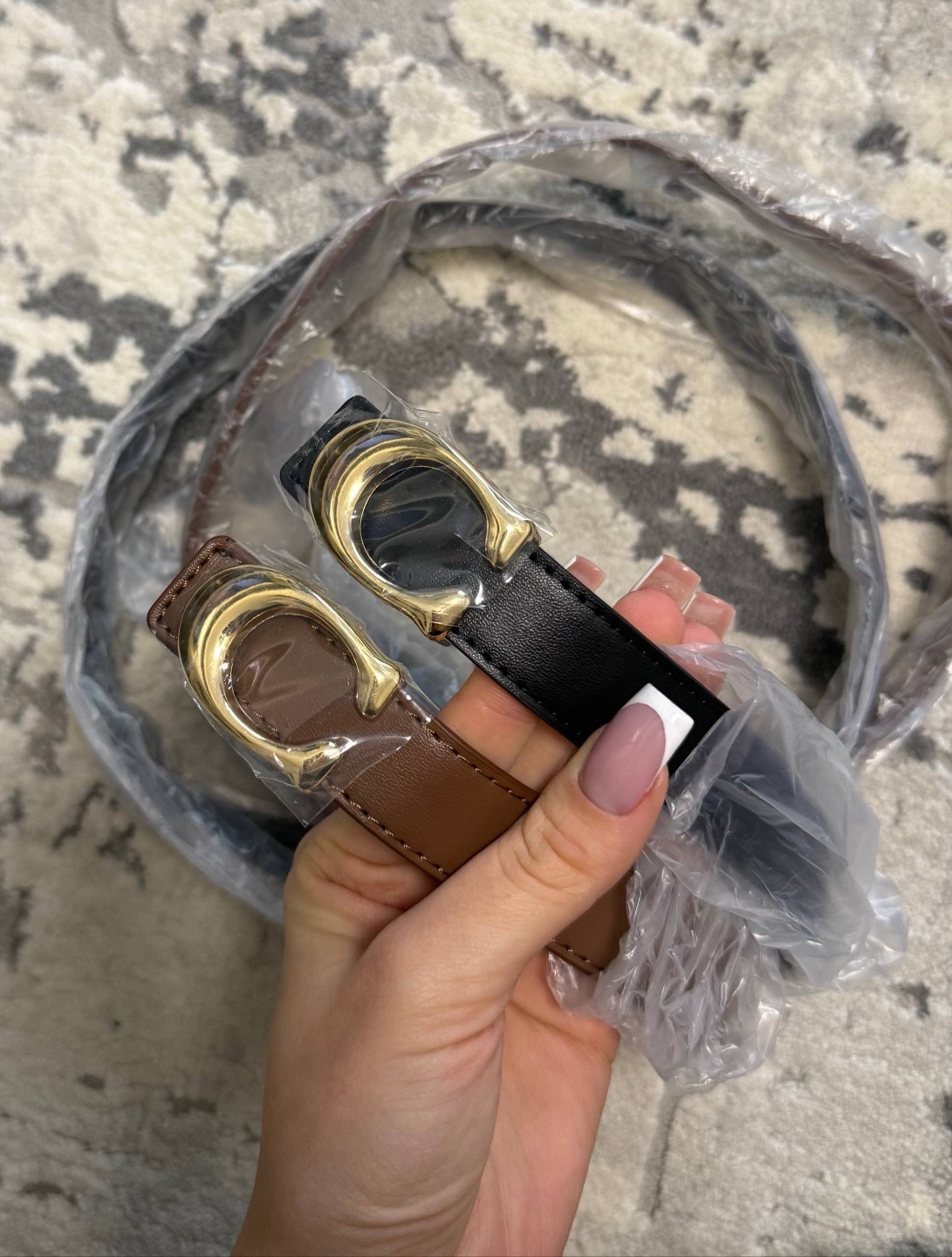 Коричневий ремінь coach